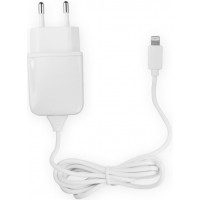 Сетевое зарядное устройство OLMIO Apple 8-pin iPhone 5/6 1000 mA White