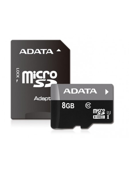 Карта памяти ADATA microSDHC Class 10 8GB