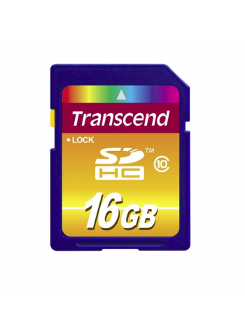 Карта памяти Transcend <TS16GSDHC10>micro SDHC 16Gb Class10+microSD