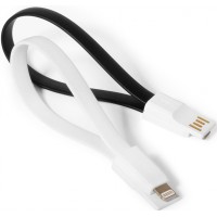 Кабель DF iMAGNET-02 Apple 8-pin iPhone 5S/6S/iPad белый