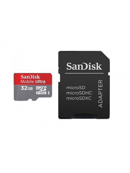 Карта памяти SanDisk Ultra microSDHC-32Gb Class10