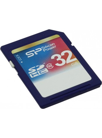Карта памяти Silicon Power SDHC Memory Card 32Gb Class4