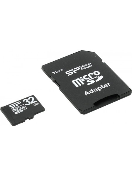Карта памяти Silicon Power microSDHC Memory Card 32Gb